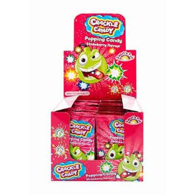 Crackle Candy Erdbeer 8g