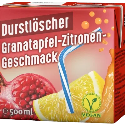 Durstlöscher Granatapfel - Zitrone 500ml