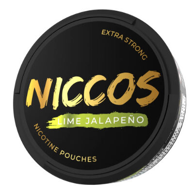 NICCOS Nicotine Pouches Lime Jalapano 14g
