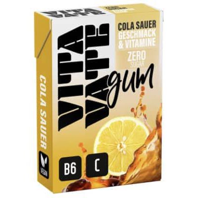 Vitavate Kaugummi Cola sauer 28,5g