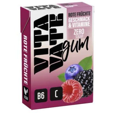 Vitavate Kaugummi Rote Früchte 28,5g