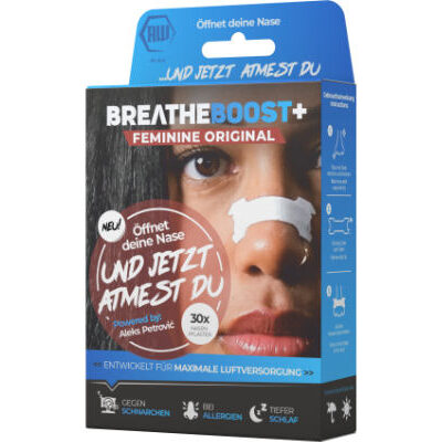 breatheboost+ FEMININE ORIGINAL Nasenpflaster (30er Box)