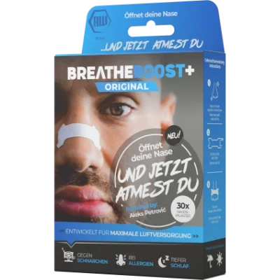 breatheboost+ ORIGINAL Nasenpflaster (30er Box)