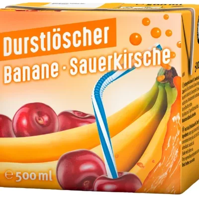 Durstlöscher Banane - Sauerkirsche 500ml
