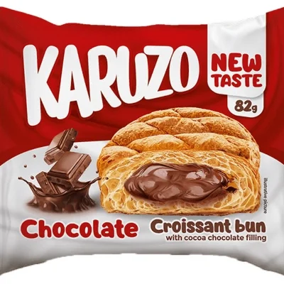KARUZO Croissant - Cocoa cream & chocolate 82g