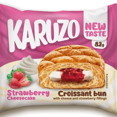 KARUZO Croissant - Strawberry Cheesecake 82g