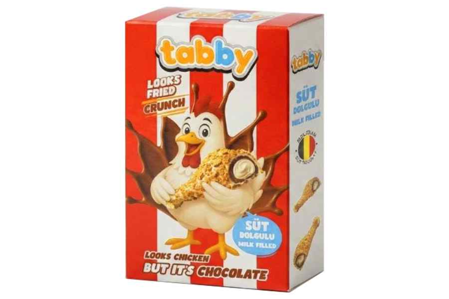 Tabby Chicken Chocolate 50g